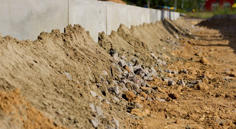 mur de soutènement